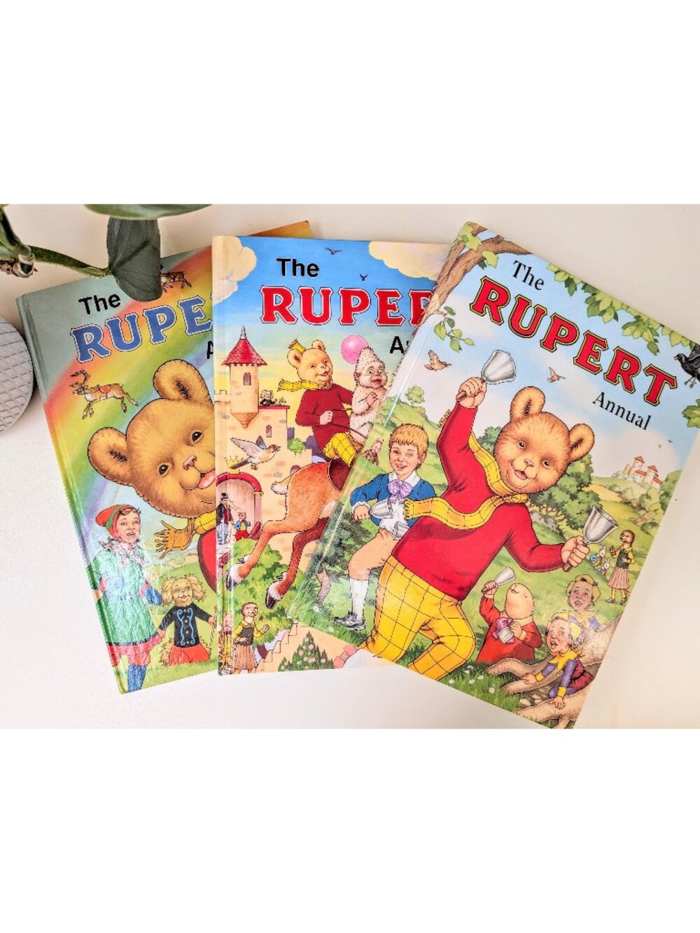 3/$100✨Collection of 3 Vintage The Rupert Annual Books — 2000s Hardcover